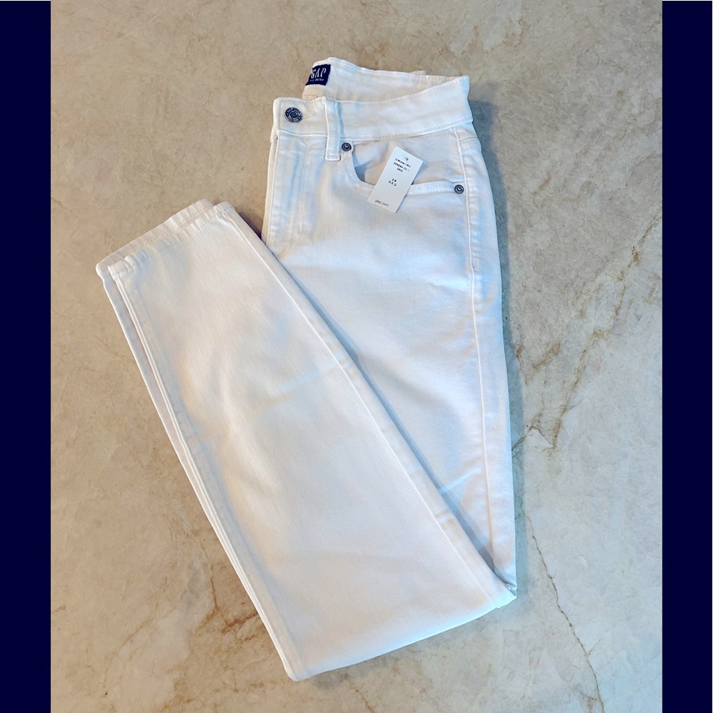 White GAP jeans